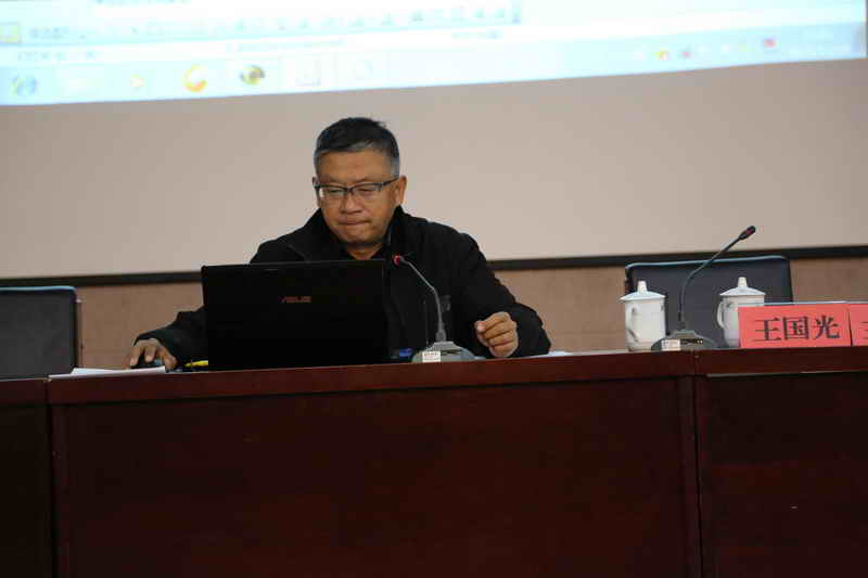 省文化廳非遺處蔡永輝處長在授課